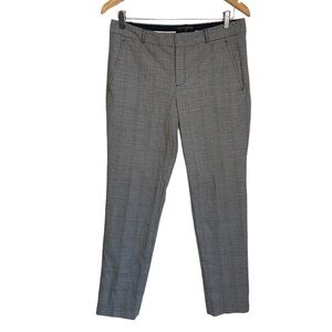 Banana Republic Factory Slim Straight Tweed Plaid Ryan Fit Trousers Dres…
